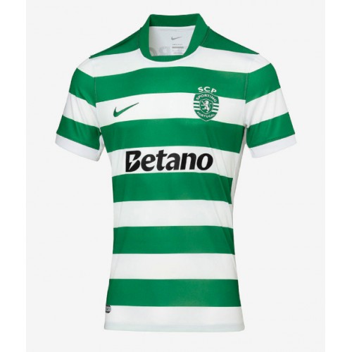 Sporting CP Fußballbekleidung Heimtrikot 2025-26 Kurzarm